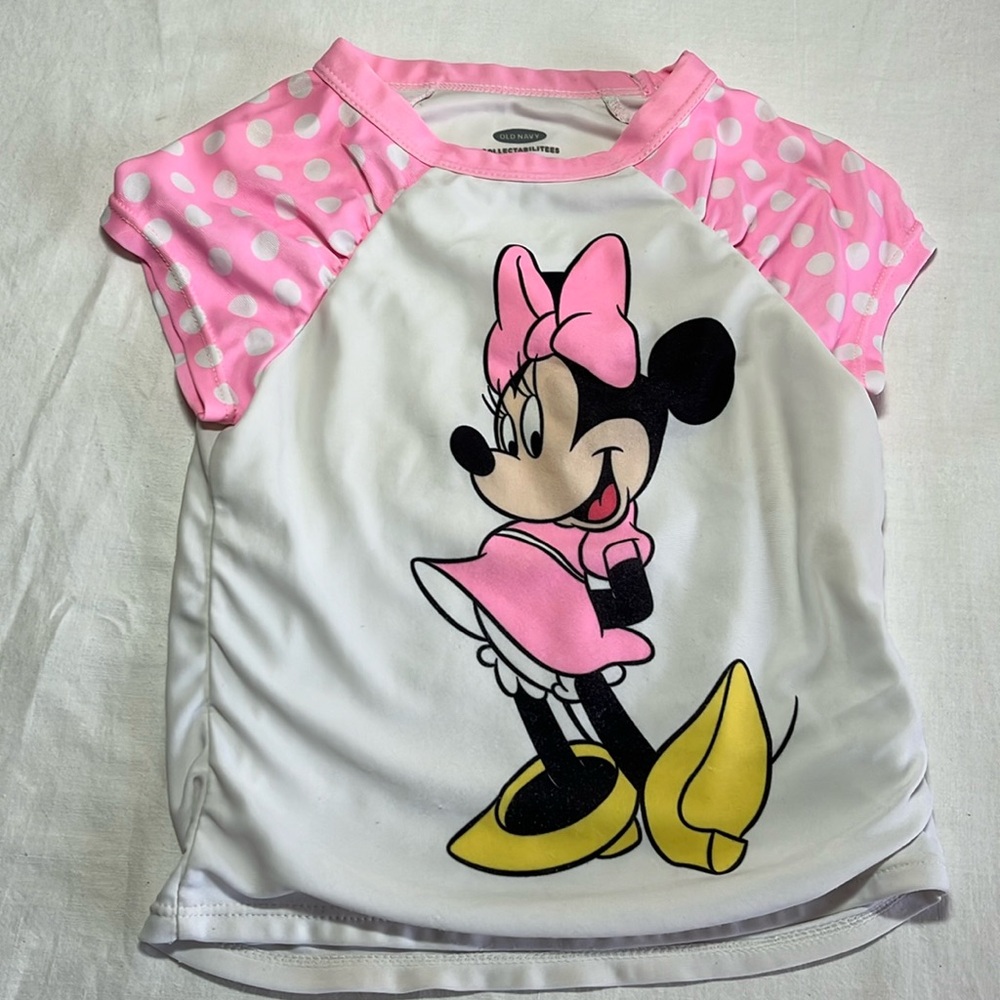 3T Disney Minnie Mouse rash guard